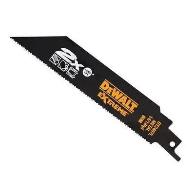 DeWalt DT2407L-QZ 2X Life Reciprocating Metal Saw Blades 152mm 14/18 TPI Pack of