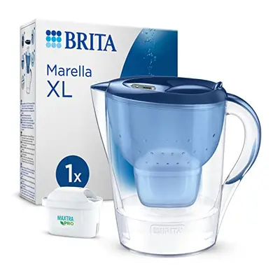 Marella Water Filter Jug Blue (3.5L) incl. 1x MAXTRA PRO All-in-1 cartridge - large-volume jug w