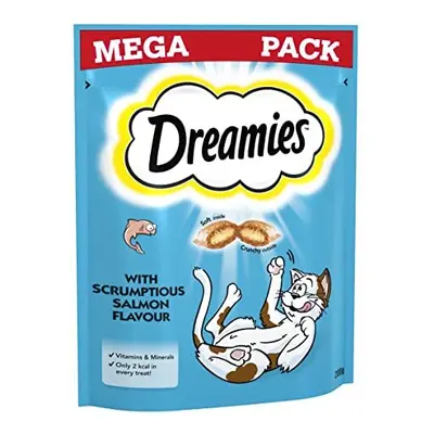 Mega Pack Cat Treats, Tasty Snacks with Delicious Salmon, Pouches of g