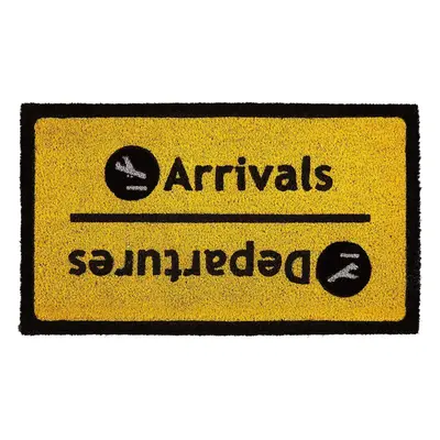 Premier Housewares Door mat, Indoor, Non Slip - Arrivals Departure