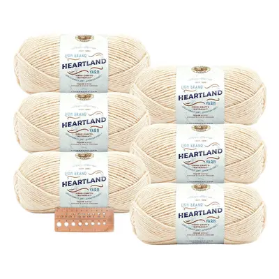 Lion Brand Yarn - Heartland - Pack with Needle Gauge (Acadia)