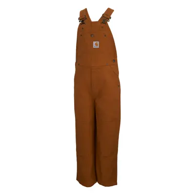 Carhartt Little Boys' Canvas Bib Overall Carhartt Brown