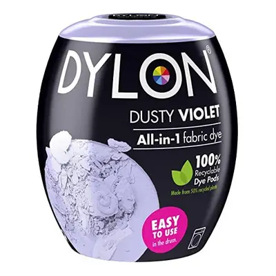 DYLON Washing Machine Fabric Dye Pod for Clothes & Soft Furnishings, 350g ? Dusty Violet