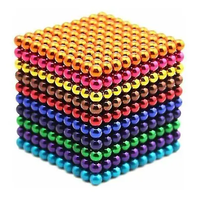 1000pcs 5mm Jeu De Billes Magntiques Aimant Magique Cube Jouet De Construction Pour Le Soulageme