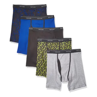 Fruit of the Loom Men's CoolZone Boxer Briefs Ringer XX-Large