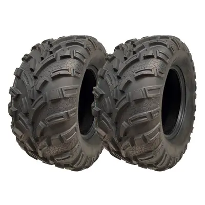 25x11.00-12 ATV Quad Tyres 6ply Wanda 373A E-Marked Road Legal 450kg (Set of 2)