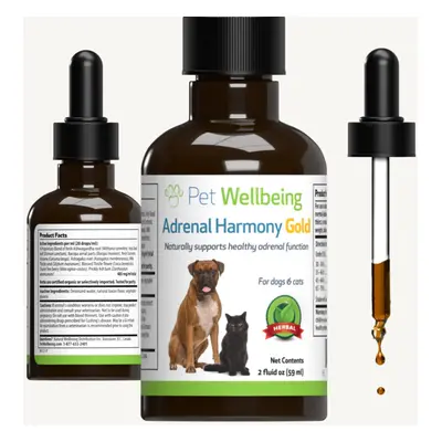 Pet Wellbeing Adrenal Harmony gold for Dogs - Vet-Formulated - cushing