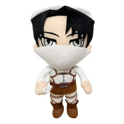 GE Animation Great Eastern Attack on Titan Cleaning Levi Ackerman Stuffed Plush, 8.5"