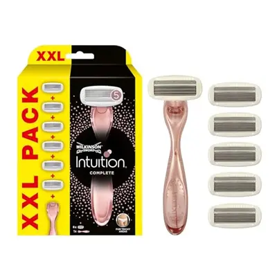 - Intuition Complete For Women | Skin Protect Gel with Smooth Glide | Razor Handle + Razor Blade