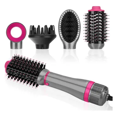 (Gray - Standard) BEAUTY Hot Air Styler with Attachments as Hairdryer, Hot Air Brush, Hair Diffu