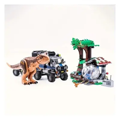 (as the picture) Creative Expert Dinosaur World Cyclotron Escape Model Moc Buiilding Block Brick