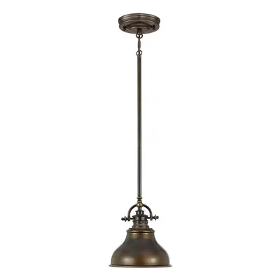 1 Bulb Ceiling Pendant Light Fitting Palladian Bronze LED E27 100W Bulb