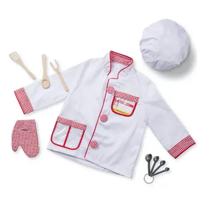 Cook Role Play Costume Dress -Up Set With Realistic Accessories