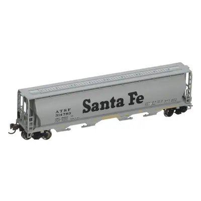 Bachmann Industries Inc. Canadian 4-Bay Cylindrical Grain Hopper Santa Fe - N Scale