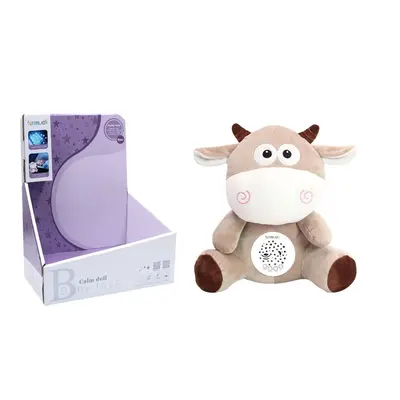 (Cow) FYMNSI Baby Animal Plush White Noise Musical Projector