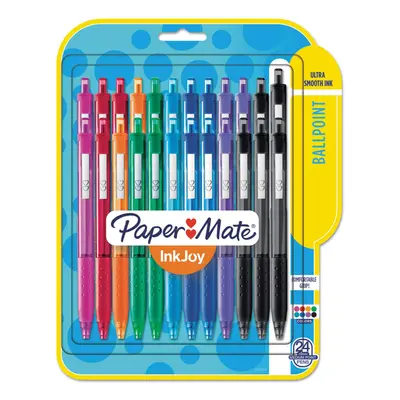 InkJoy 300RT Retractable Ballpoint Pens 1.0mm 24/Pkg Assorted