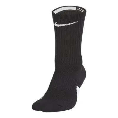 Nike ELITE CREW SOCK Black | White MD