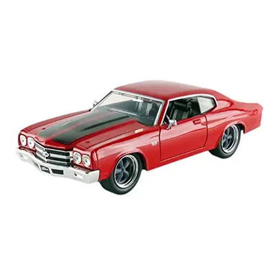 Fast & Furious 1:24 Doms Chevy Chevelle SS Diecast Car Toys for Kids and Adults