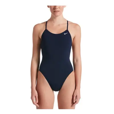 Nike Hydrastrong Lace-Up Tie Back One-Piece Midnight Navy