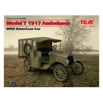 ICM35661 - ICM 1:35 - Model T Ambulance, WWI American Car