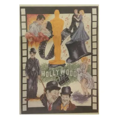 Hollywood Montage Cross Stitch Kit DMC K4499 Chaplin Laurel & Hardy Monroe