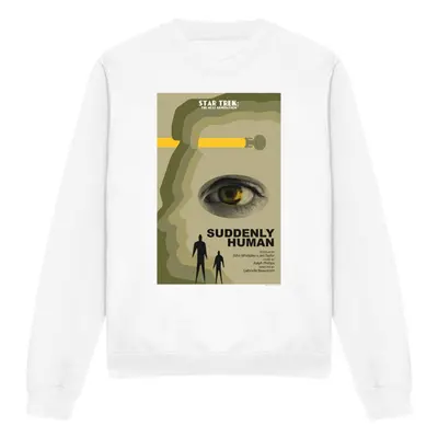 (L, White) Star Trek Unisex Adult The Next Generation Season Episode Sweatshirt