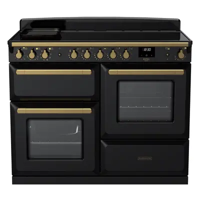 Rangemaster Estel Deluxe ESDLO110EIPGBL/AB1 110cm Electric Range Cooker with Induction Hob - Bla