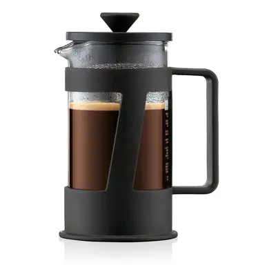 Crema Cup French Press Coffee Maker, Black, 0.35 l, oz