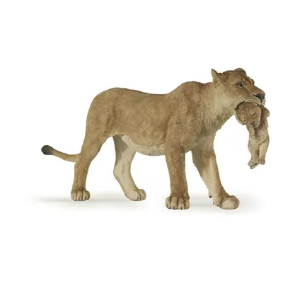 Papo Wild Animal Kingdom Figure Lioness with Cub Multicolor (50043)