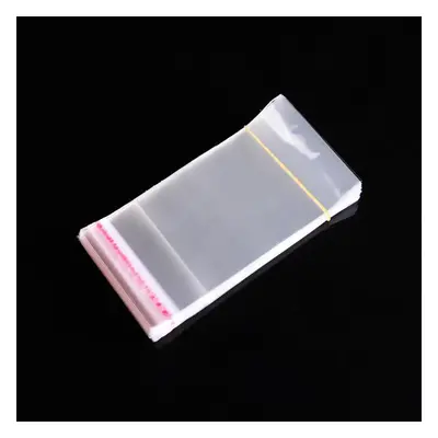 (100pcs 60*80cm-Use 60*75) Transparent Self Sealing Small Poly Opp Plastic Bags Jewelry Gift Pac