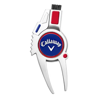 Callaway unisex adult Red, & Callaway in Divot Tool Red White Blue, Red, White Blue, Dark Roast 