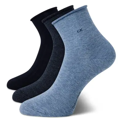 Calvin Klein Women's Socks - Roll Cuff Crew Socks (3 Pack) Size