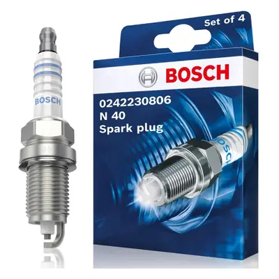 Bosch (N40), Spark Plug Set of - for a Reliable Gasoline Engine Start and Long Service Life