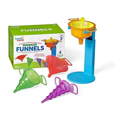 Starter Science Funnels, Science Lab Equipment, Ages 3+, Sifting Toys, Sand Sifter, Water Table 