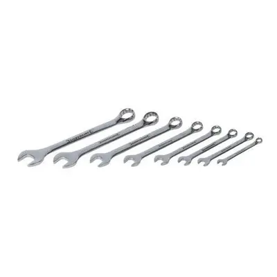 8 Piece Combination Whitworth Spanner Set 1/8" 9/16 Inch Chrome Ratchet Tool