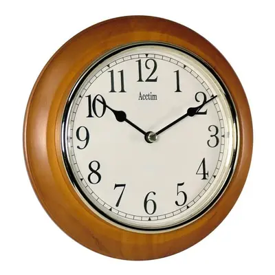 Acctim Maine Wall Clock, Cherry