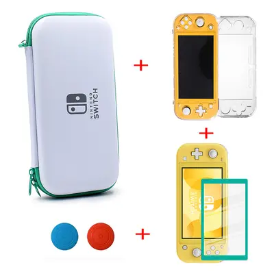 (green set2) Case For Nintendo Switch Lite Console Bundle Case Protective Case Hard Carrying Sto