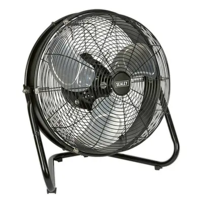 18" Industrial High Velocity Floor Fan - Internal Oscillation - Tilting Stand