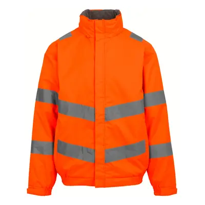 (M, Orange) Regatta Professional Mens Pro Contract Dover Hi-Vis Jacket