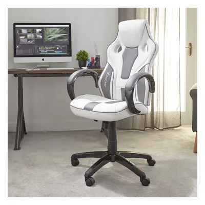 X-Rocker Maverick Gaming Chair, Ergonomic Racing Desk Chair with Armrest, Computer Swivel Chair 