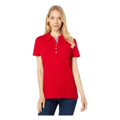 Tommy Hilfiger Women's Classic Polo (Standard and Plus Size) Scarlet