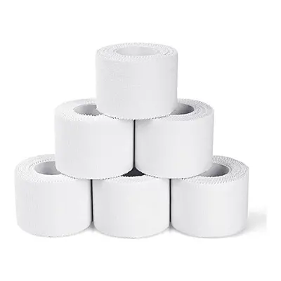 Zinc Oxide Tape, 6PCS 3.8cm*5m Rolls Micropore Surgical Tape Blister Prevention Tape, Sports Str