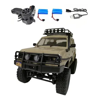 (C54-1 YE 2B) WPL C54-1 4WD 2.4G Off-road Car LC80 Remote Control Car RC Crawler Buggy Moving Ma