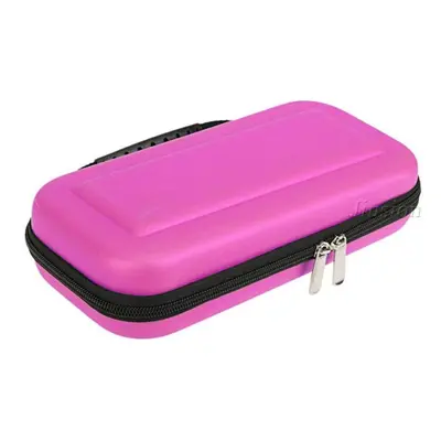 (Pink) Portable Hard Shell Case for Nintend Switch Water-resistent EVA Carrying Storage Bag for 