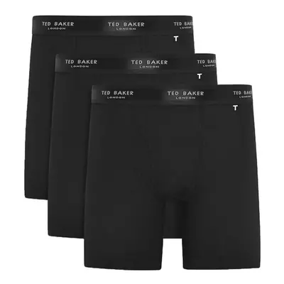 (X-Large, Black) Ted Baker 3-Pack Cotton Boxer Briefs Mens Navy