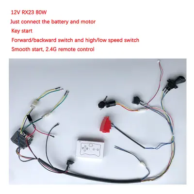 (12V RX23 A) Self-Made High-Power Children Electric Ride on Baby Car Switch Remote Control Contr