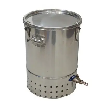 30L Single Deluxe Stainless Steel Bokashi Composter - Food Composting