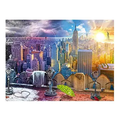 Ravensburger New York Summer and Winter Piece Jigsaw Puzzle for Adults & for Kids Age and Up