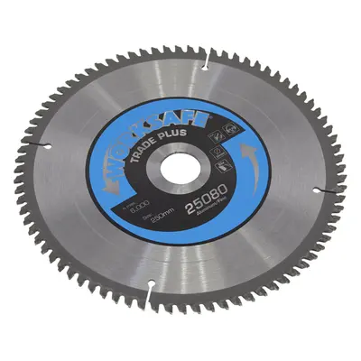 250 x 30mm Aluminium Cutting TCT Saw Blade - TPU - 30mm Bore Circular Blade