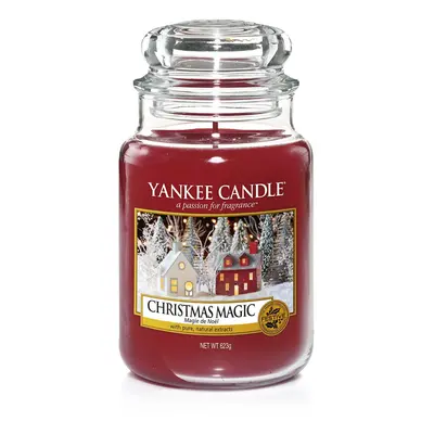 Yankee Candle Classic Jar Christmas Magic, Red, 10.7 x 10.7 x 16.8 cm